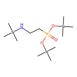 Bis(trimethylsilyl) 2-[(trimethylsilyl)amino]ethylphosphonate structure