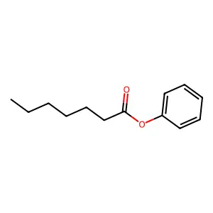 Phenyl heptanoate structure