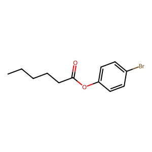 4-Bromophenyl hexanoate structure
