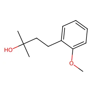 2-Methyl-4-(2-methoxyphenyl)-2-butanol structure