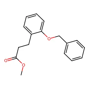 Methyl 3-[2-(benzyloxy)phenyl]propanoate structure