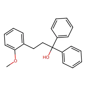 2-Methoxy-alpha,alpha-diphenylbenzenepropanol structure