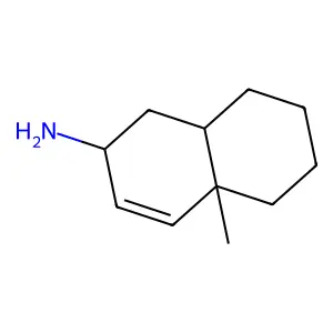 2-Naphthalenamine, 1,2,4a,5,6,7,8,8a-octahydro-4a-methyl- structure