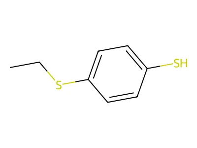 4-(Ethylthio)thiophenol structure