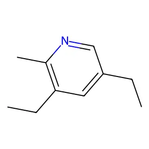 3,5-Diethyl-2-methylpyridine structure