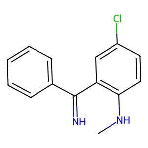4-Chloro-2-(iminophenylmethyl)-N-methylbenzenamine structure