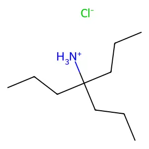 (1,1-二丙基丁基)氯化铵 structure