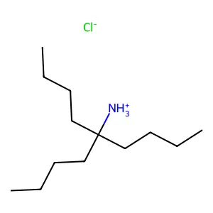 5-丁基壬烷-5-胺盐酸盐(1:1) structure