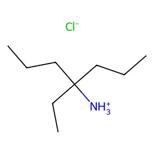 4-Heptanamine, 4-ethyl-, hydrochloride structure