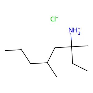 3-Octanamine, 3,5-dimethyl-, hydrochloride structure