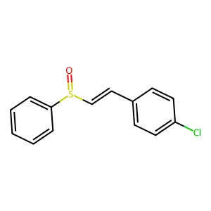 2-(4-Chlorophenyl)vinyl phenyl sulfoxide structure
