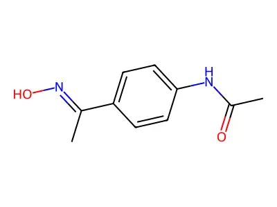 (NZ)-N-[1-(4-aminophenyl)ethylidene]hydroxylamine structure