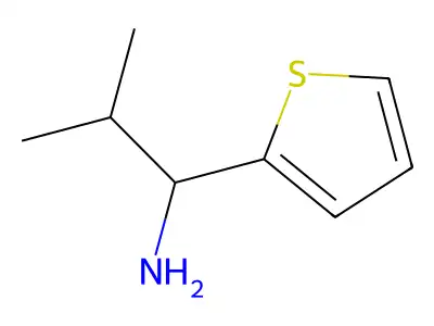 2-Methyl-1-thiophen-2-yl-propylamine structure