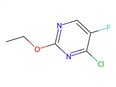 4-Chloro-2-ethoxy-5-fluoropyrimidine structure