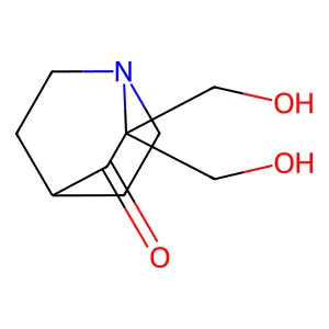 2,2-Bis(hydroxymethyl)-1-azabicyclo(2,2,2,)octan-3-one structure
