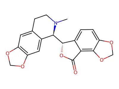 (-)-Bicuculline structure