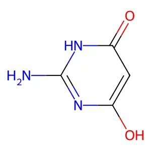 4(3H)-Pyrimidinone, 2-amino-6-hydroxy- structure