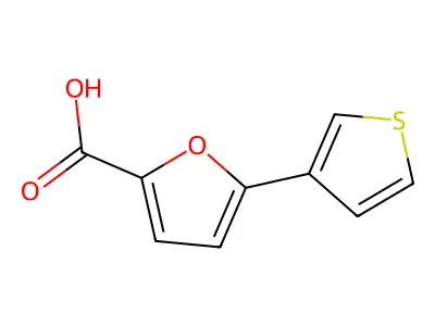 5-Thiophen-3-yl-furan-2-carboxylic acid structure