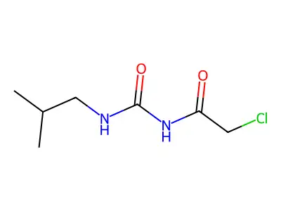 3-(2-Chloroacetyl)-1-(2-methylpropyl)urea structure