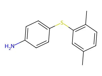 4-[(2,5-Dimethylphenyl)sulfanyl]aniline structure