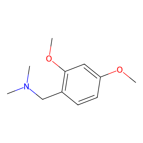 2,4-Dimethoxy-N,N-dimethylbenzylamine structure
