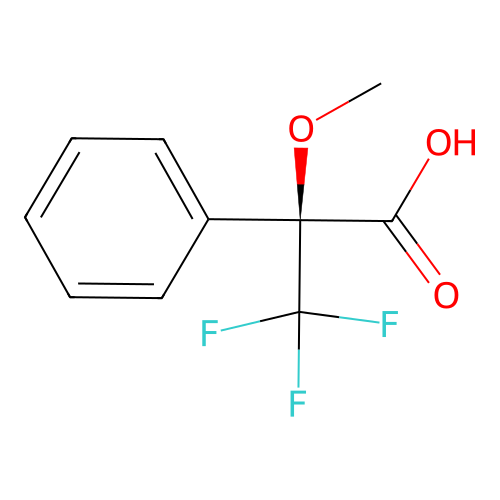 alpha-Methoxy-alpha-trifluoromethylphenylacetic acid, (-)- structure
