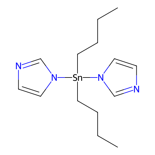 1,1'-(Dibutylstannanediyl)di(1H-imidazole) structure
