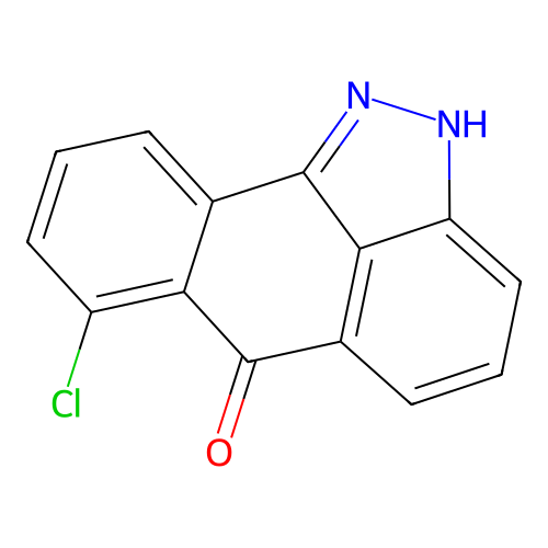 7-Chloro-6h-anthra[1,9-cd]pyrazol-6-one structure
