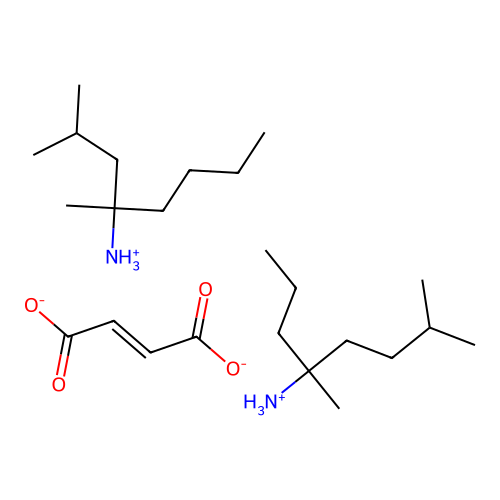 4-Octanamine, 2,4-dimethyl-, (E)-2-butenedioate (2:1) structure