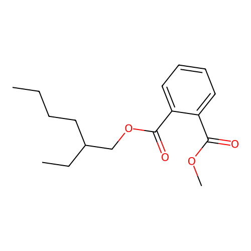 Methyl 2-ethylhexyl phthalate structure
