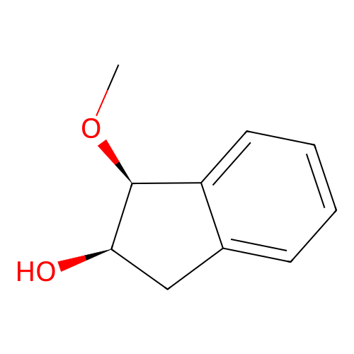 cis-1-Methoxy-2-indanol structure