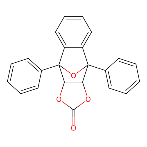 4,9-Diphenyl-3a,4,9,9a-tetrahydro-4,9-epoxynaphtho[2,3-d][1,3]dioxol-2-one structure