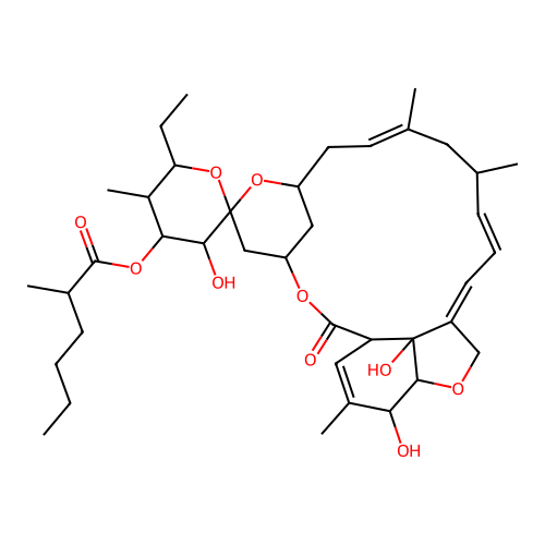 Milbemycin alpha7 structure