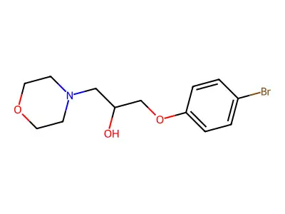 1-(4-Bromophenoxy)-3-morpholinopropan-2-ol structure