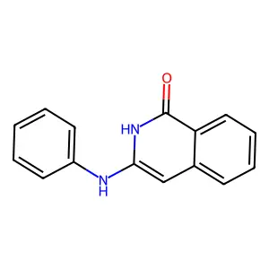 3-anilinoisoquinolin-1(2H)-one structure