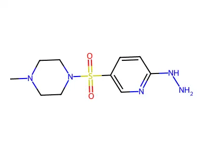 [5-(4-Methyl-piperazine-1-sulfonyl)-pyridin-2-yl]-hydrazine structure