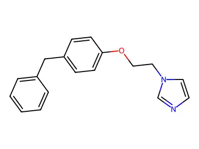 1-[2-(4-Benzylphenoxy)ethyl]-1H-imidazole structure