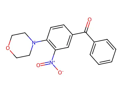 Methanone, [4-(4-morpholinyl)-3-nitrophenyl]phenyl- structure