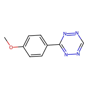 3-(4-Methoxyphenyl)-1,2,4,5-tetrazine structure