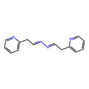 2-pyridin-2-yl-N-(2-pyridin-2-ylethylideneamino)ethanimine structure