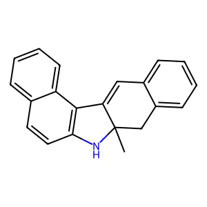 7H-Dibenzo[b,g]carbazole, 7a,8-dihydro-7a-methyl- structure
