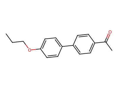 1-(4'-Propoxy[1,1'-biphenyl]-4-yl)ethanone structure