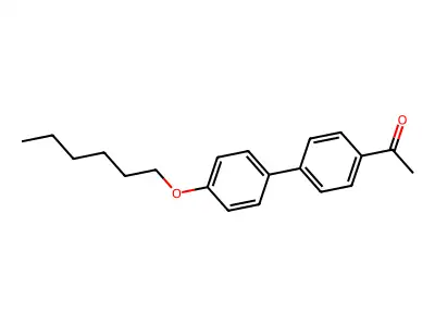 1-(4'-Hexyloxy-biphenyl-4-yl)-ethanone structure