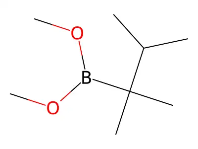 Boronic acid, (1,1,2-trimethylpropyl)-, dimethyl ester structure