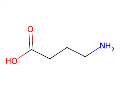 Γ-氨基丁酸 structure