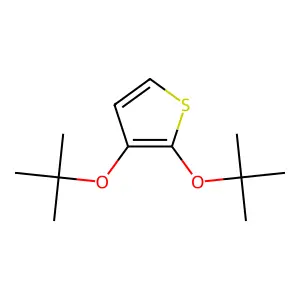 Thiophene, 2,3-di-tert-butoxy- structure