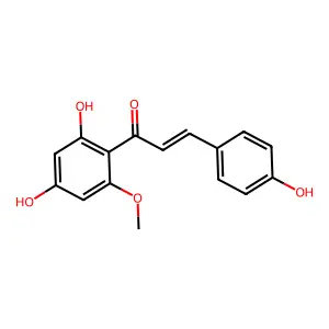 2',4',4-Trihydroxy-6'-methoxychalcone structure