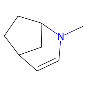 2-Azabicyclo(3.2.1)oct-3-ene, 2-methyl- structure