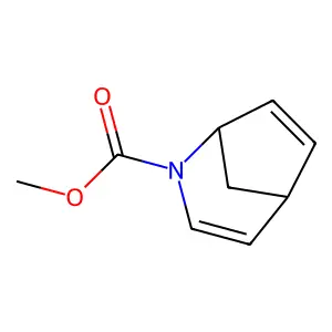 2-Azabicyclo(3.2.1)octa-3,6-diene-2-carboxylic acid methyl ester structure