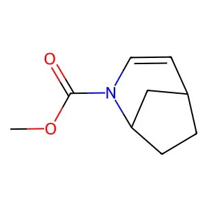 2-Azabicyclo(3.2.1)oct-3-ene-2-carboxylic acid methyl ester structure